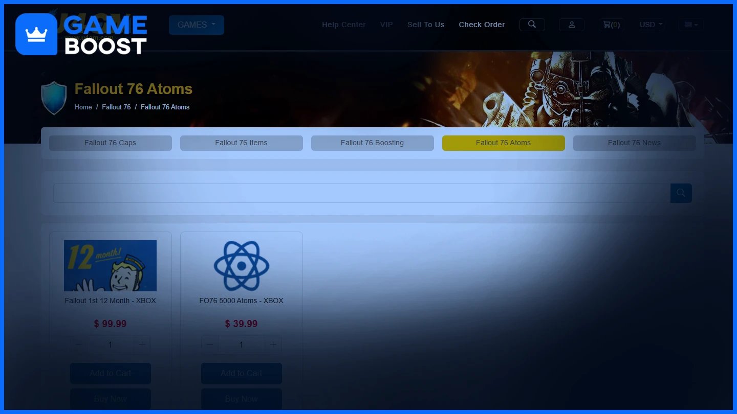 u4gm fallout 76 atoms