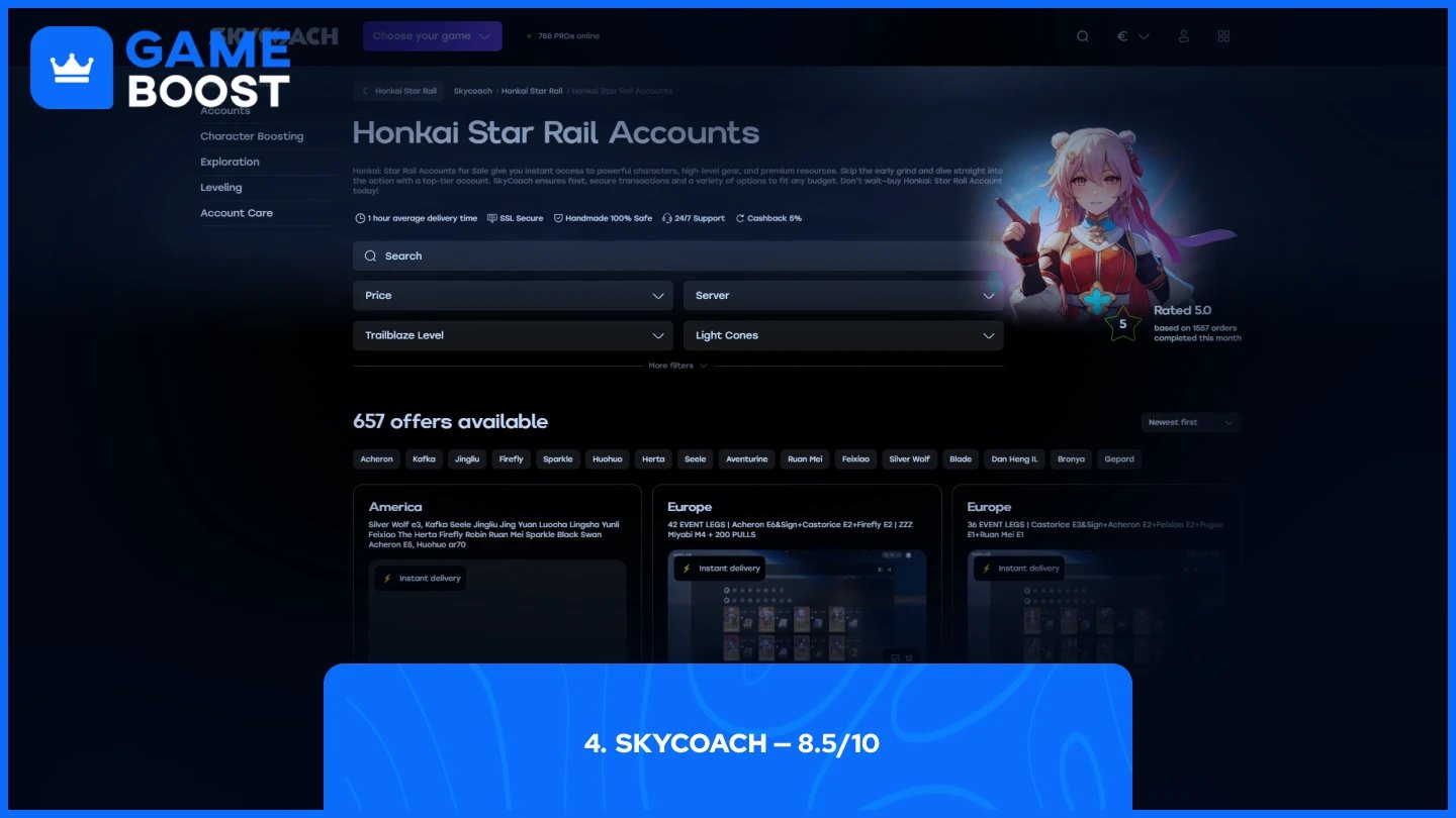 skycoach honkai star rail accounts page