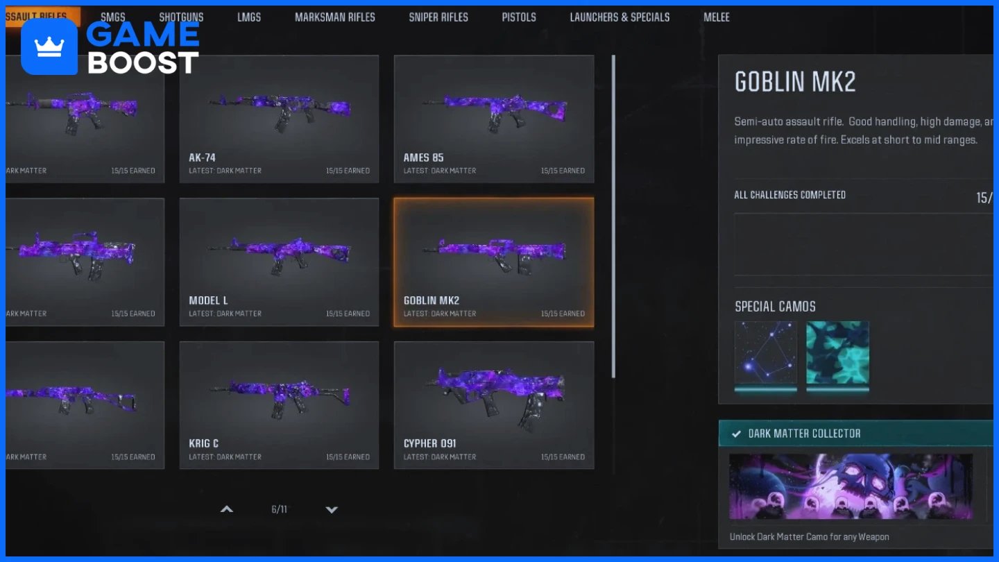 dark matter collection b06
