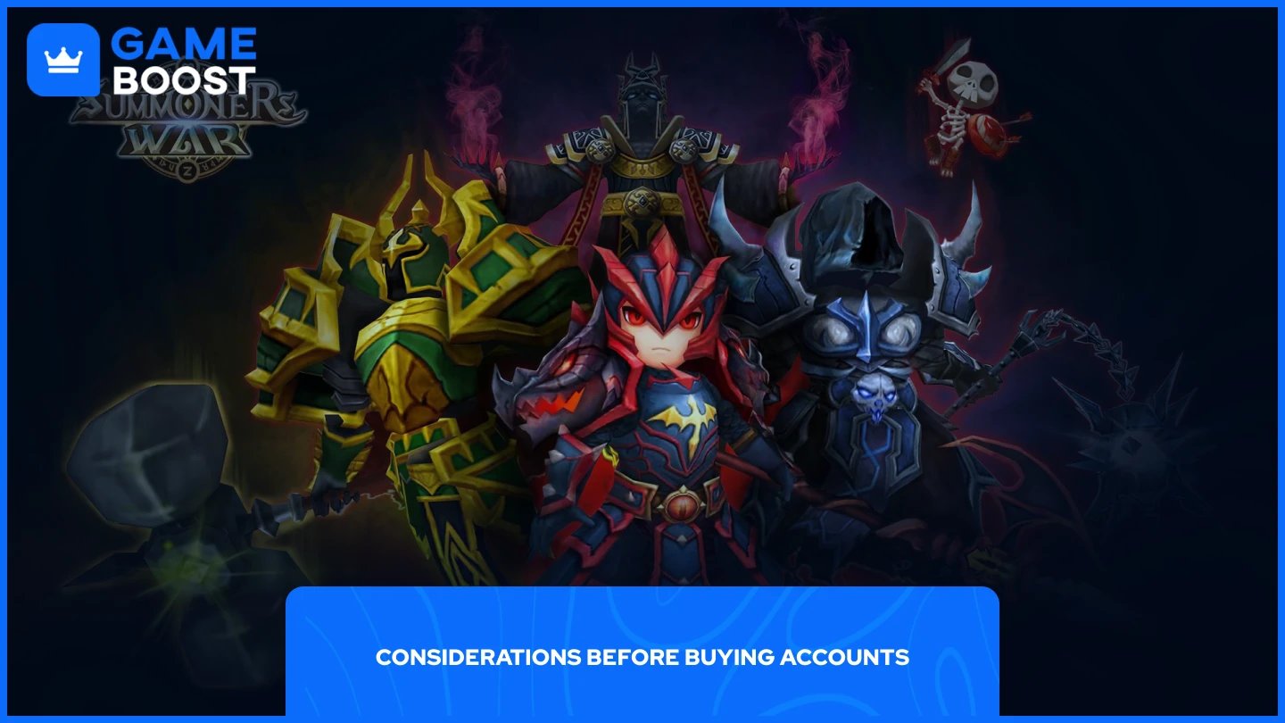 a picture of multiple Summoners War characters in action