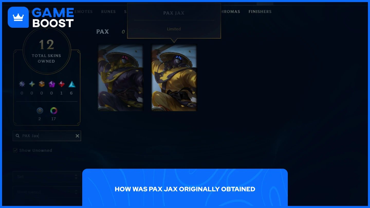 pax jax in-game banner