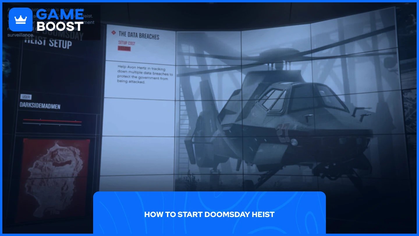 et billede af doomsday heist opsætningsmissionen