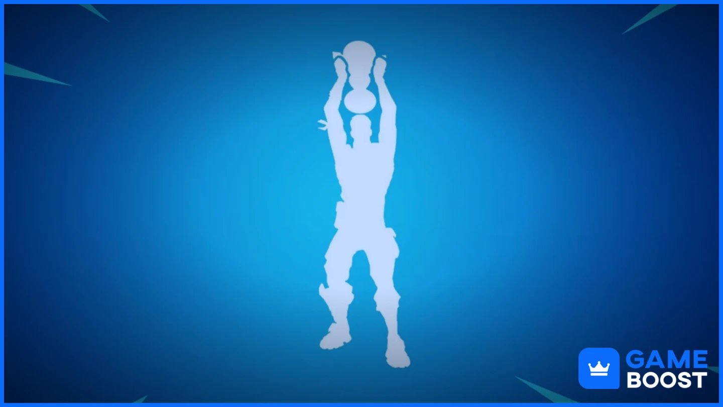 beije a taça emote fortnite