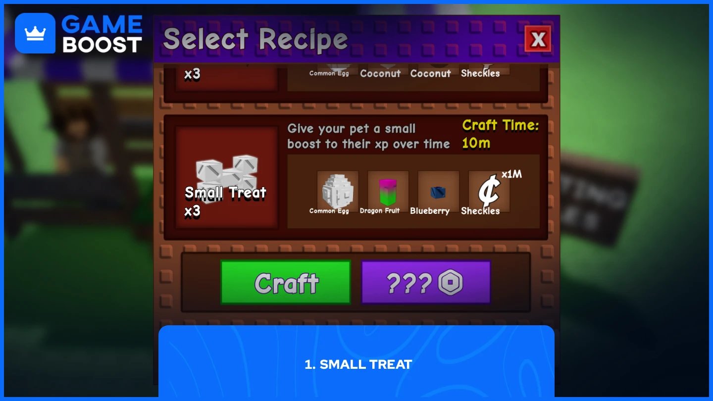 a picture of small treat recipe