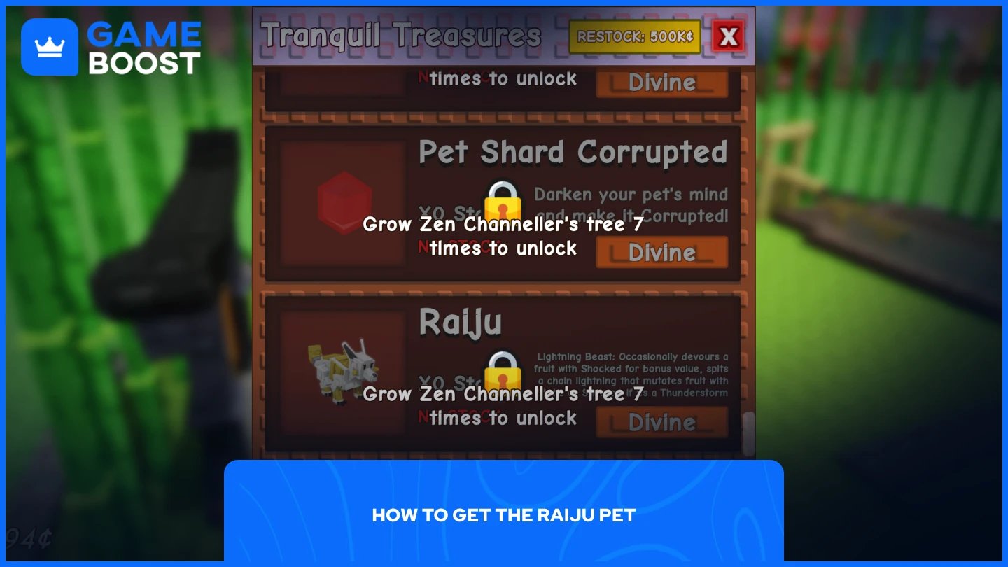 a picture of the tranquil treasures shop