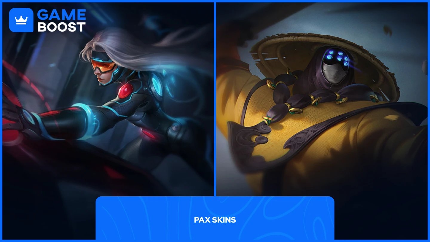 a picture of pax jax and pax sivir