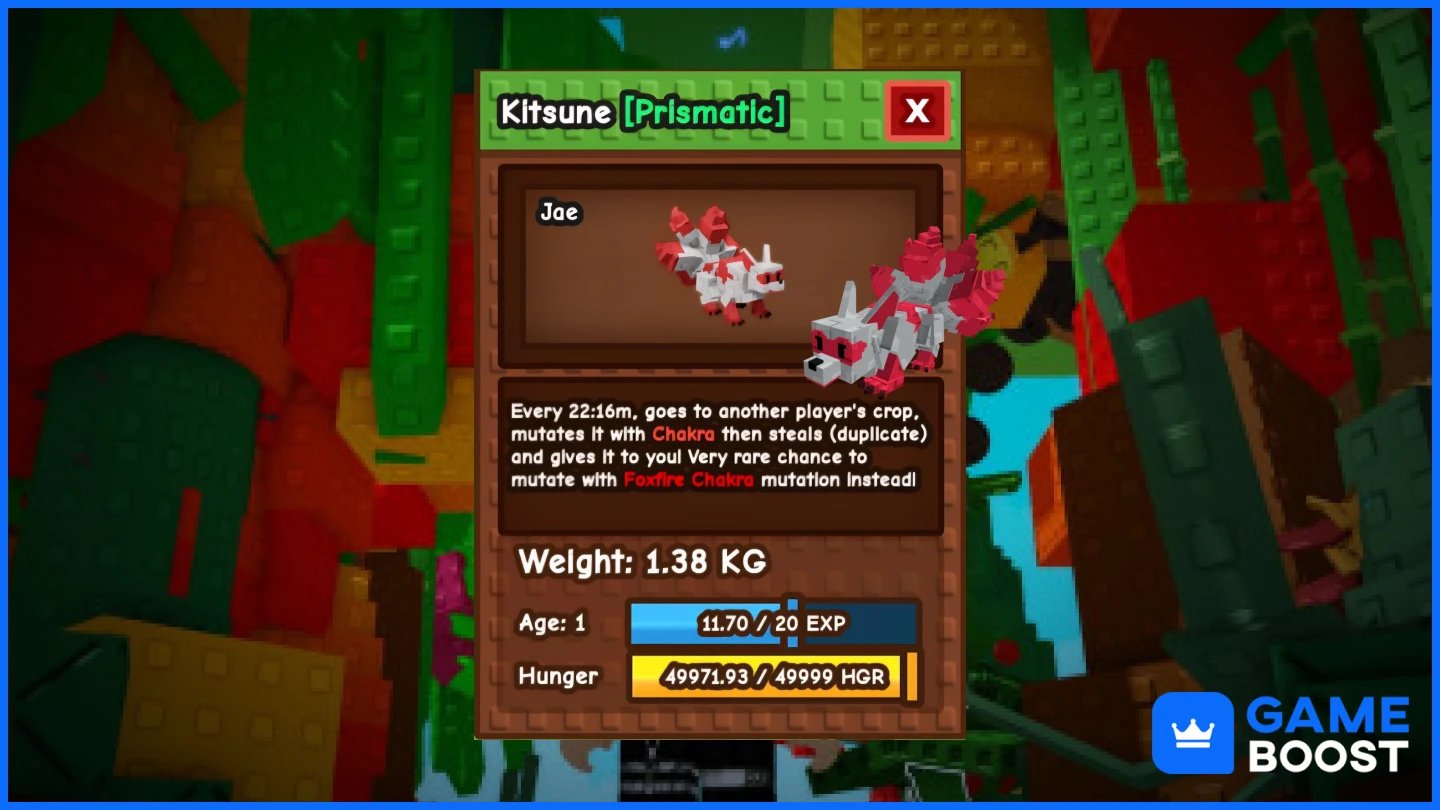 kitsune grow a garden
