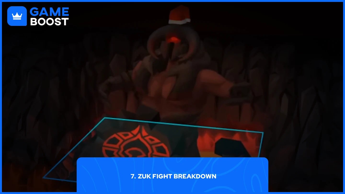 a picture of zuk breaking out of his prison