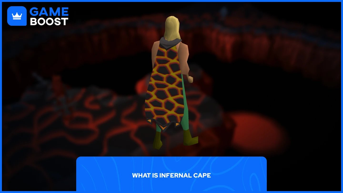 a picture of a player using infernal cape