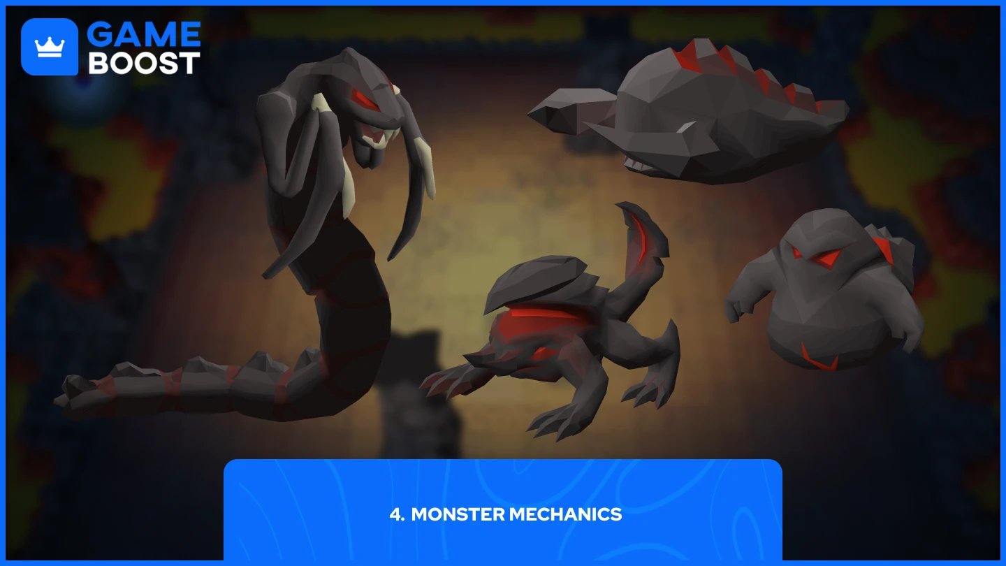 a picture of multiple monsters in osrs