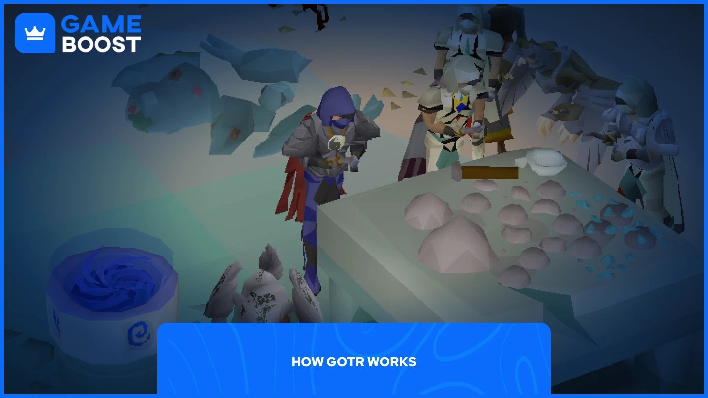 en bild av en spelare som bryter på GOTR
