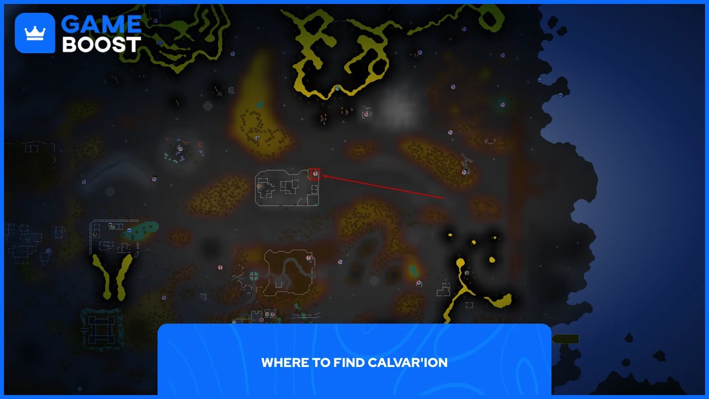 ein Bild des Standorts von Calvar'ion