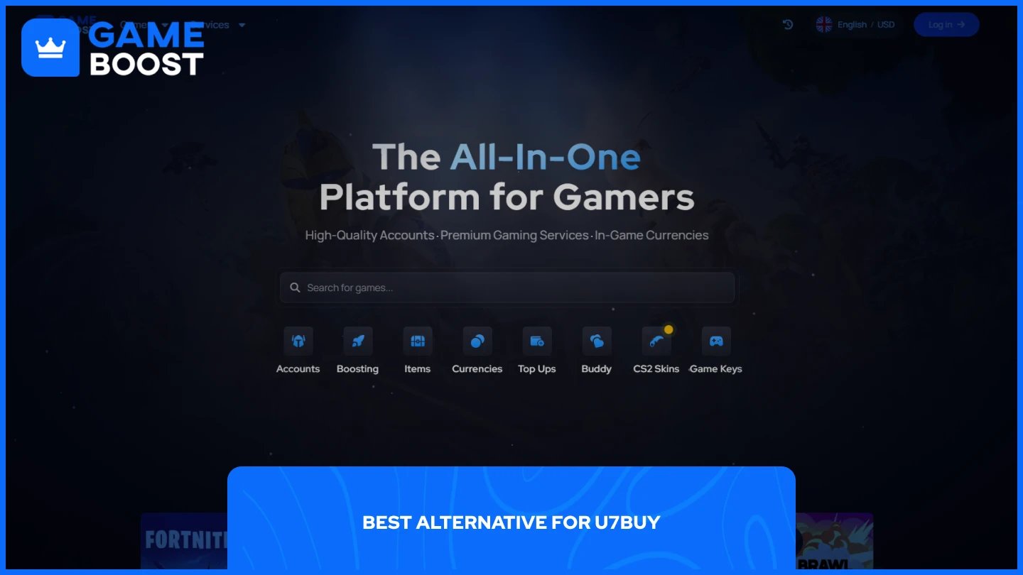 o imagine a paginii principale GameBoost