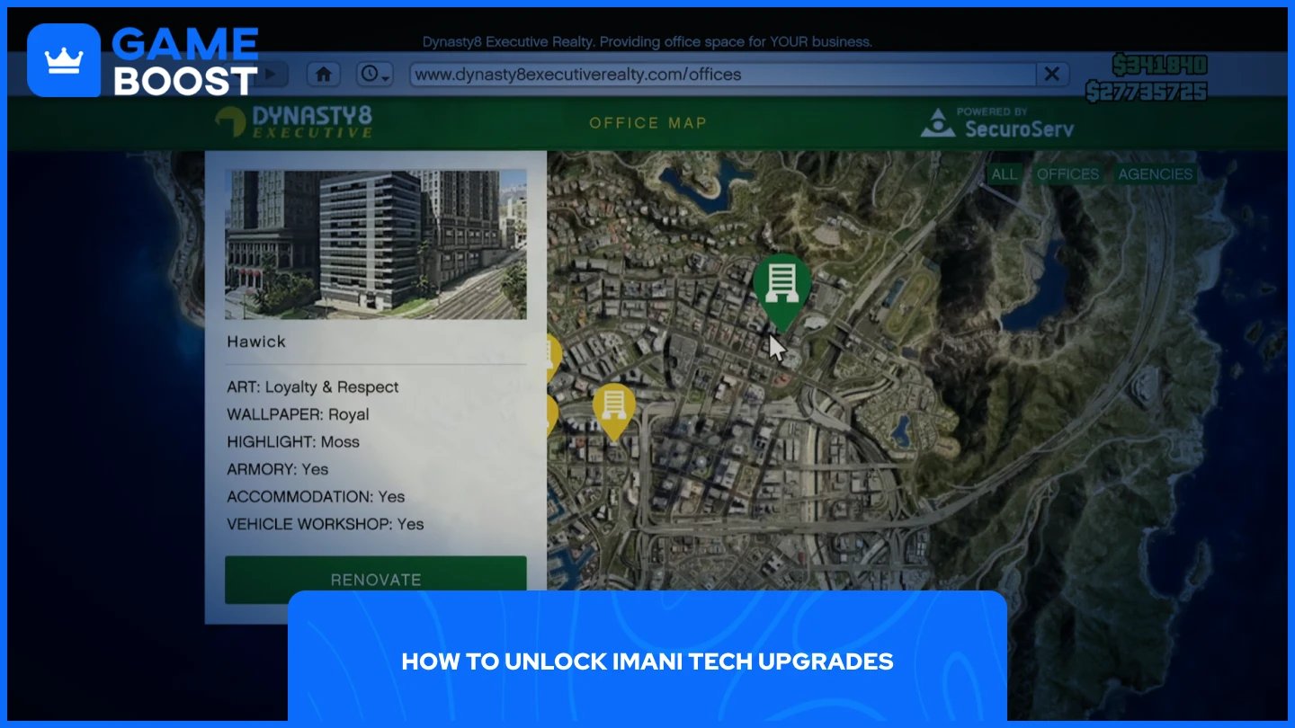 una imagen del mapa de gta v