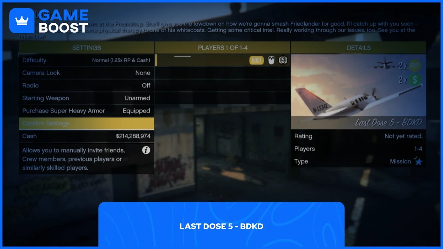 a picture of last dose 2 - BDKD mission