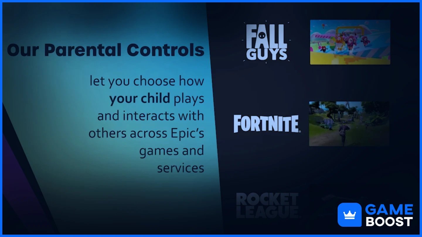 epic games parental controls