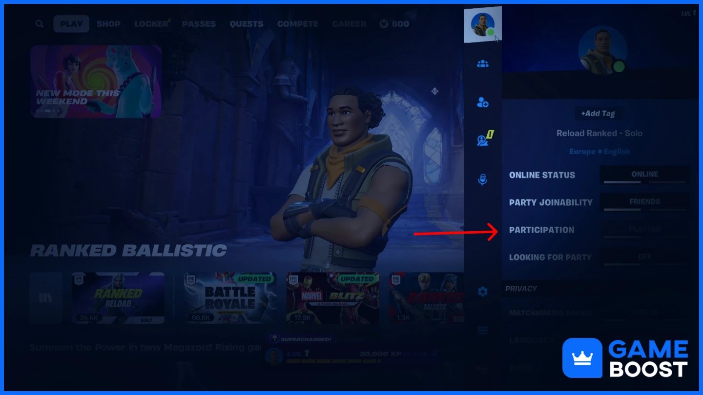 fortnite settings