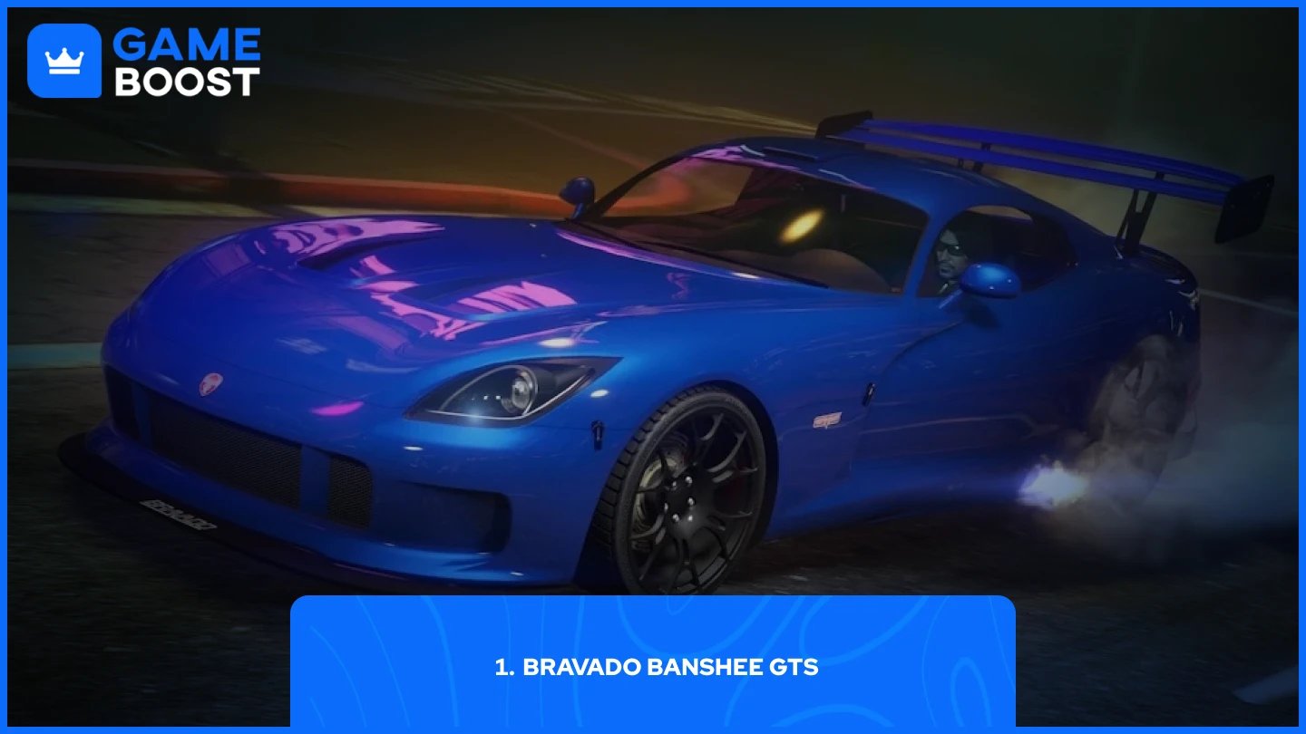 一张Bravado Banshee GTS在行动中的图片