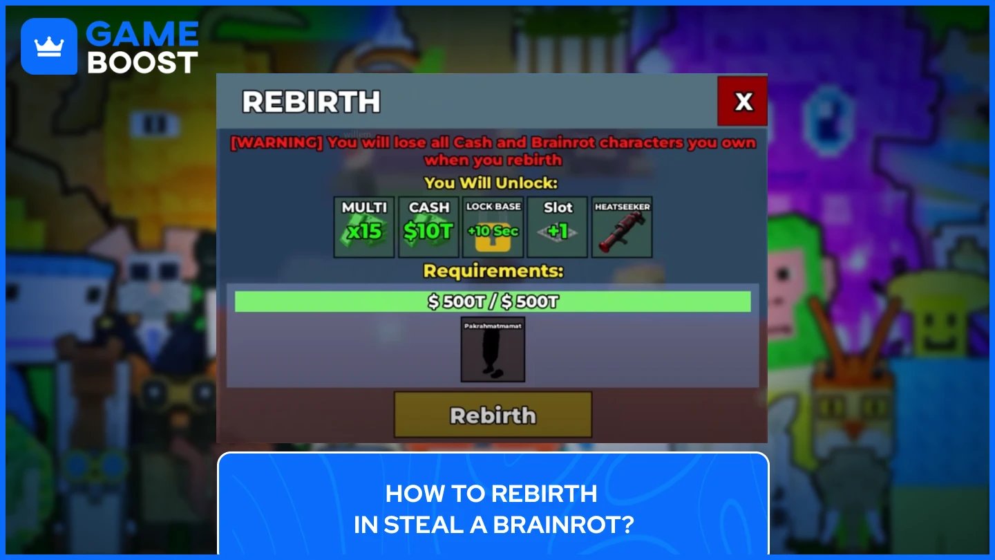 how to rebirth in steal a brainrot