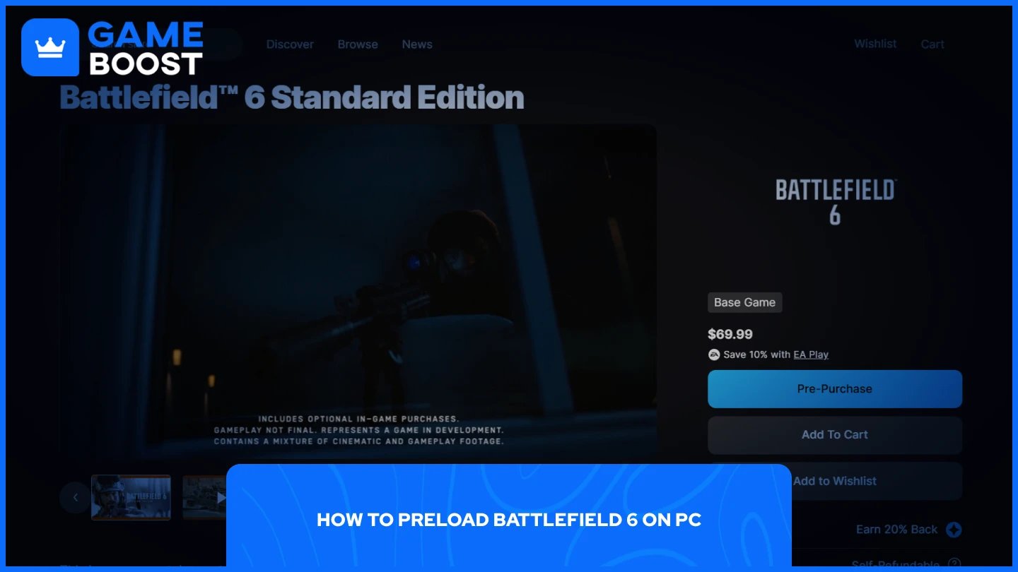 et bilde av Battlefield 6 i Epic Games Store