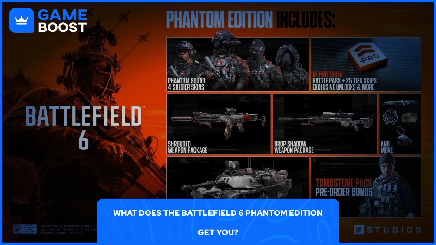 a picture of battlefield 6 phantom edition benefits