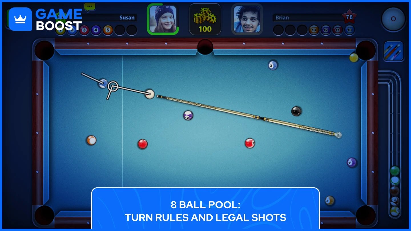 8 ball pool turn rules