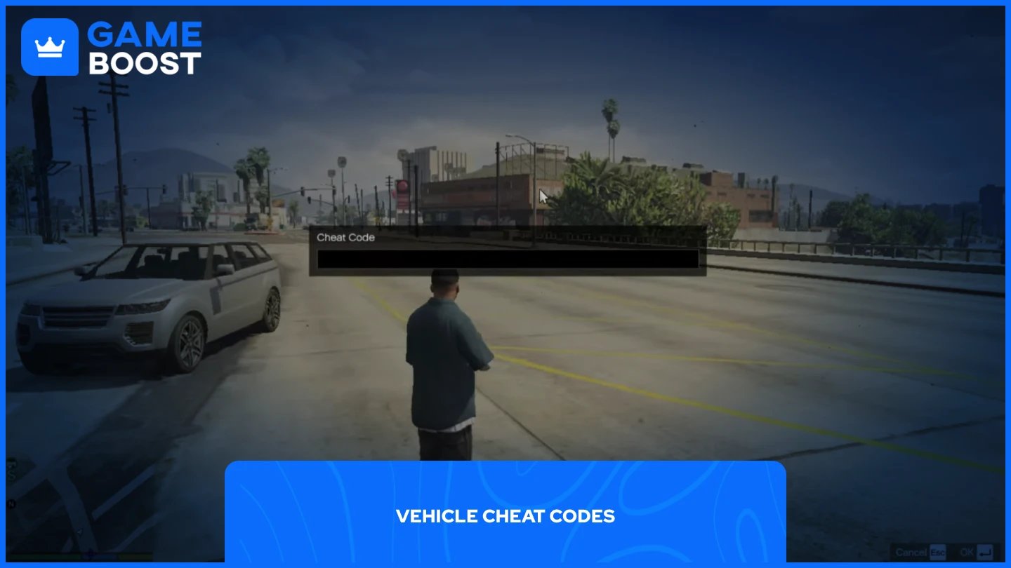 zdjęcie okna poleceń kodów cheat w GTA V