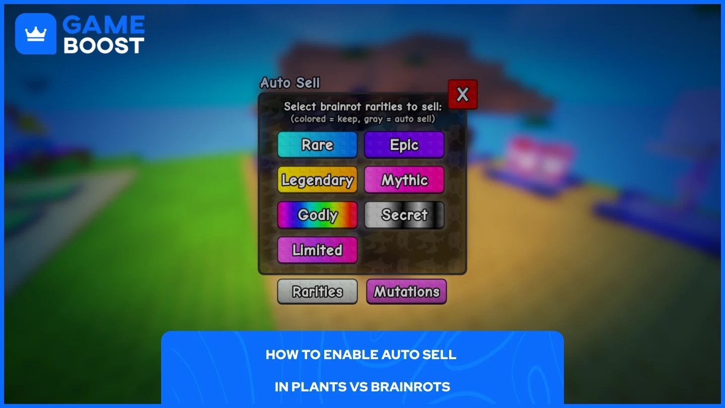 ภาพของการขายอัตโนมัติใน Plants vs Brainrots
