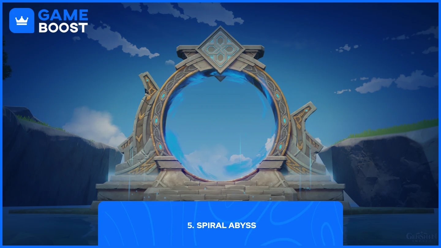 a picture of the Spiral Abyss in genshin impact