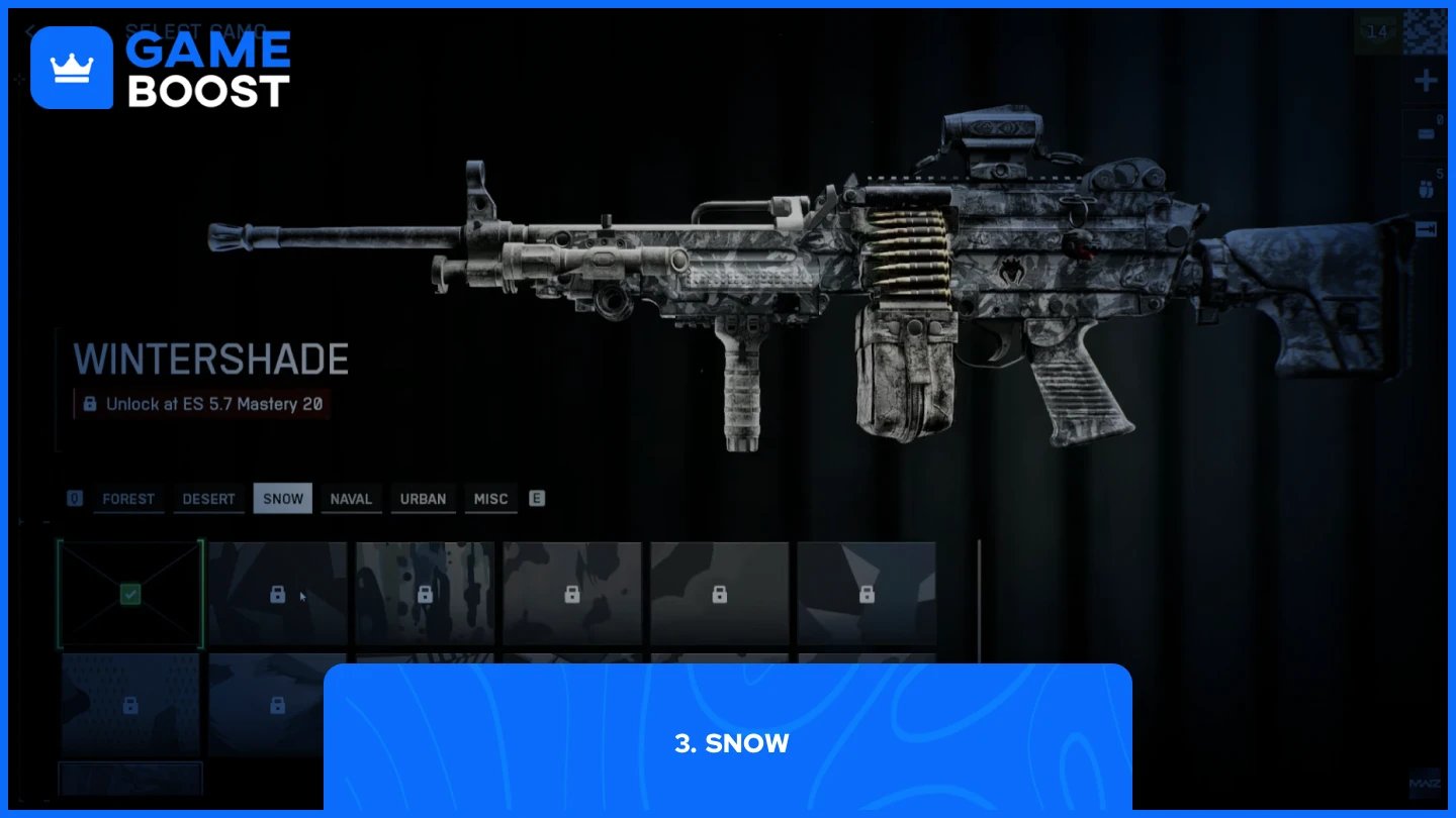 a picture of Snow camos in battlefield 6