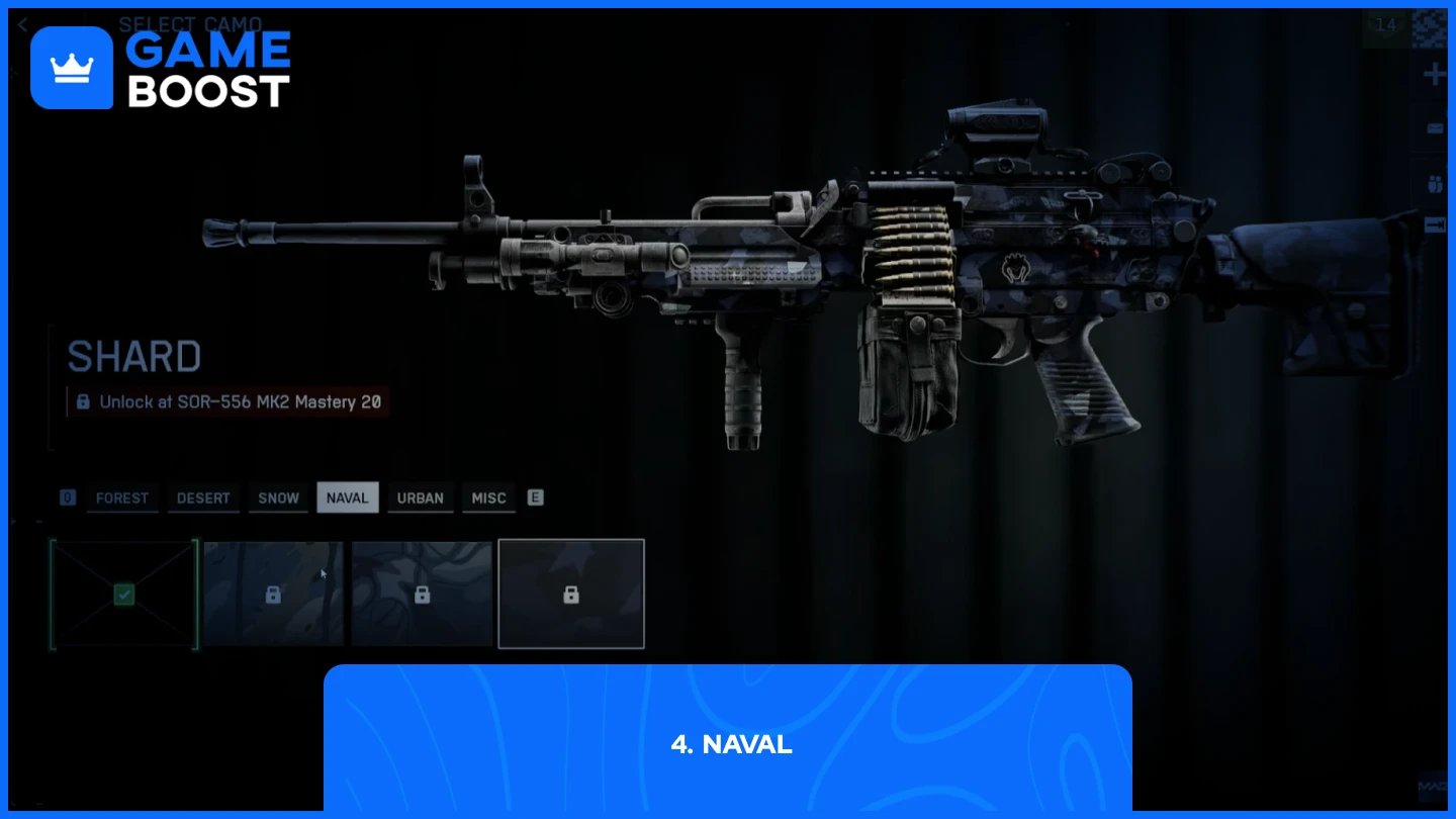 a picture of Naval camos in battlefield 6