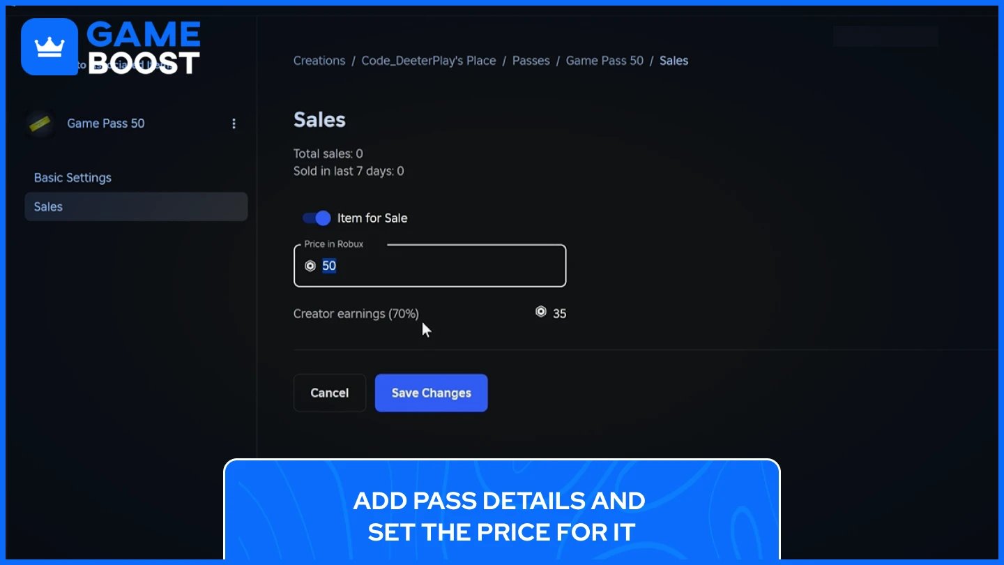 roblox gamepass price