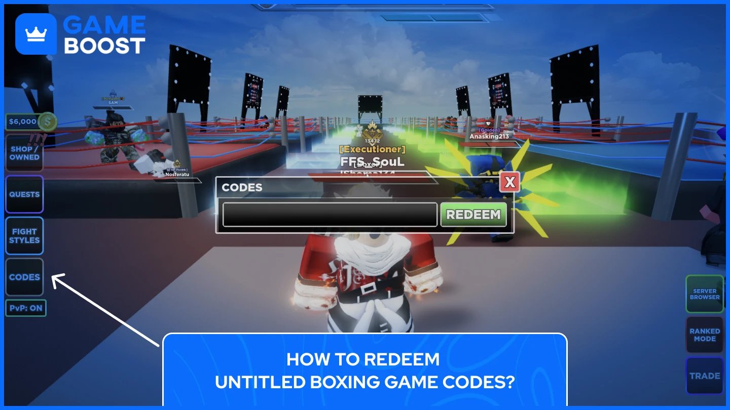 redeming codes Untitled Boxing Game