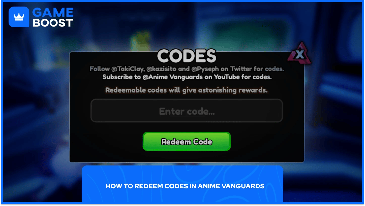 anime vanguards redeem codes