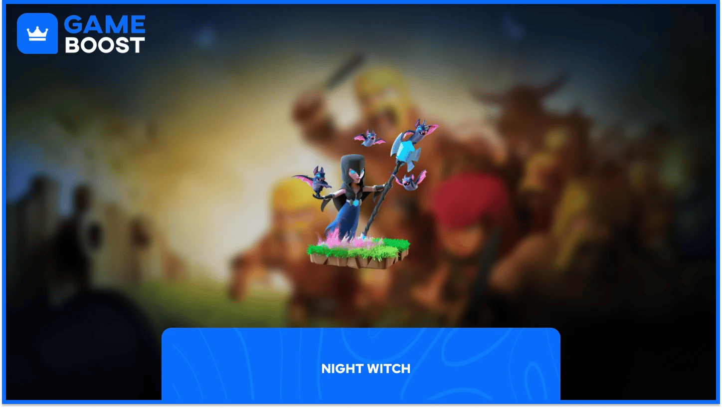 clash of clans night witch