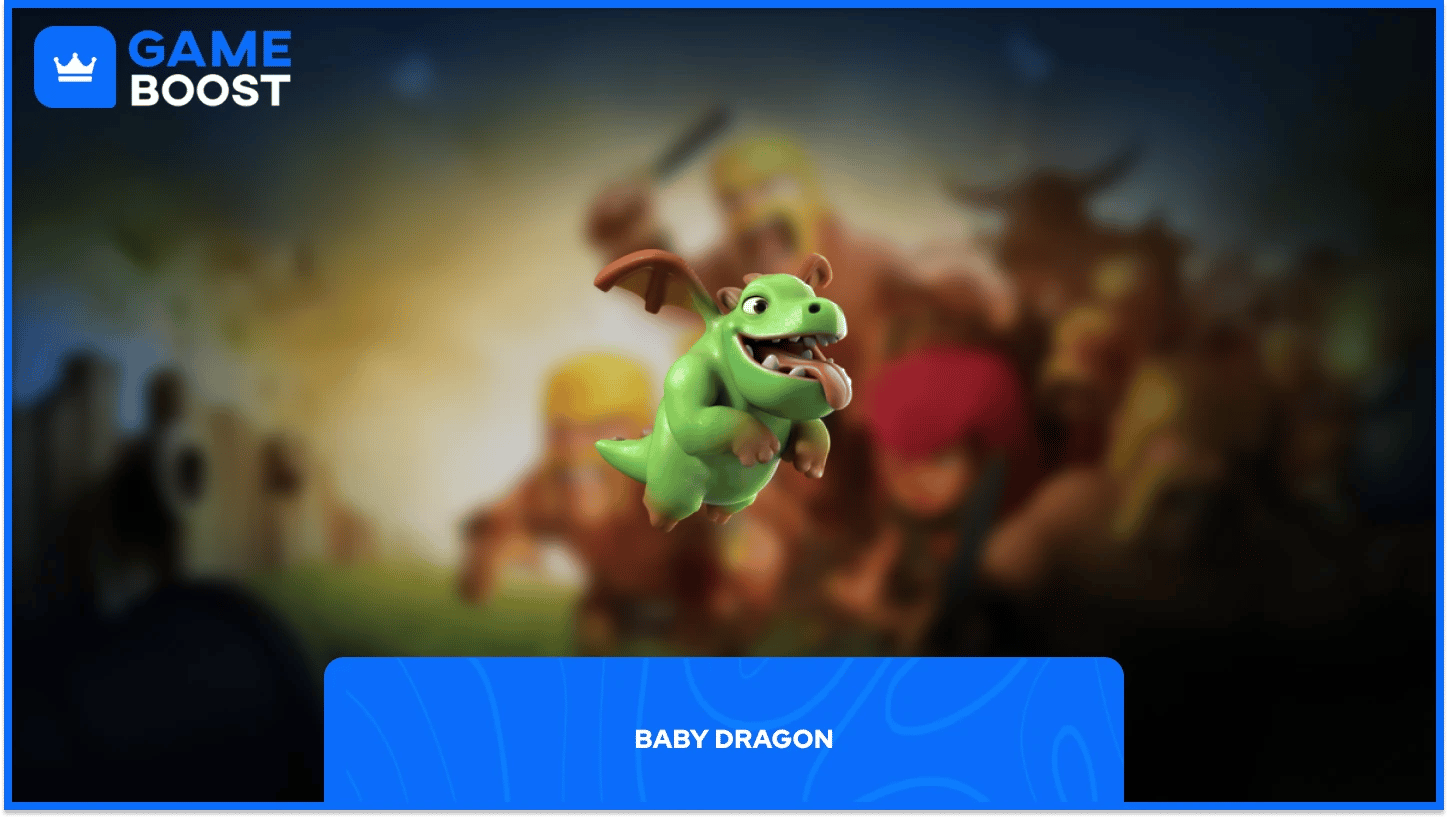 clash of clans baby dragon