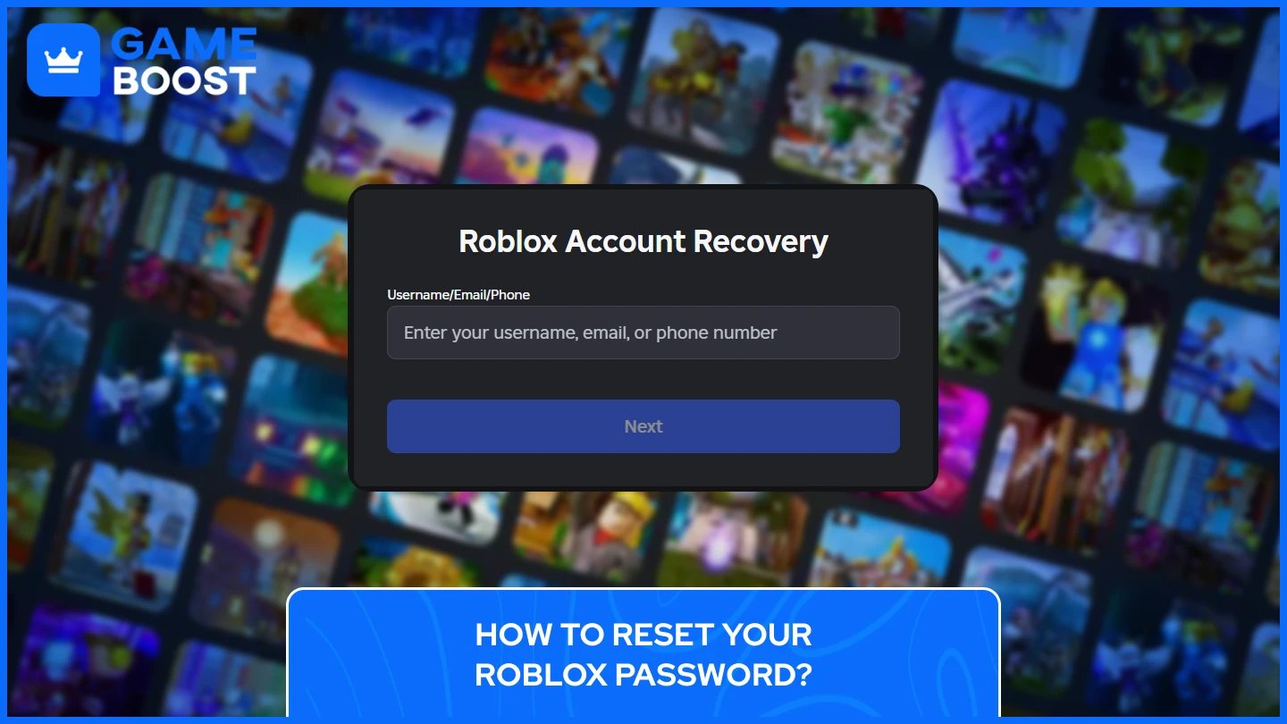 how to reset roblox password