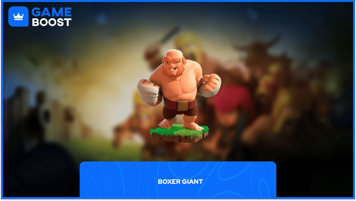 clash of clans boxer giant