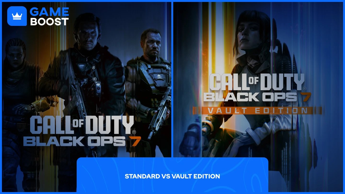 image des éditions standard et vault de black ops 7