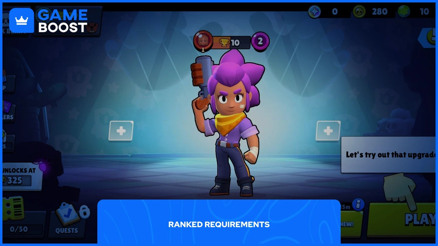 a picture of a player in brawl stars main menu