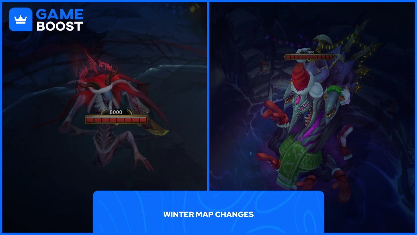 een afbeelding van Atakhan naast Baron in League of Legends