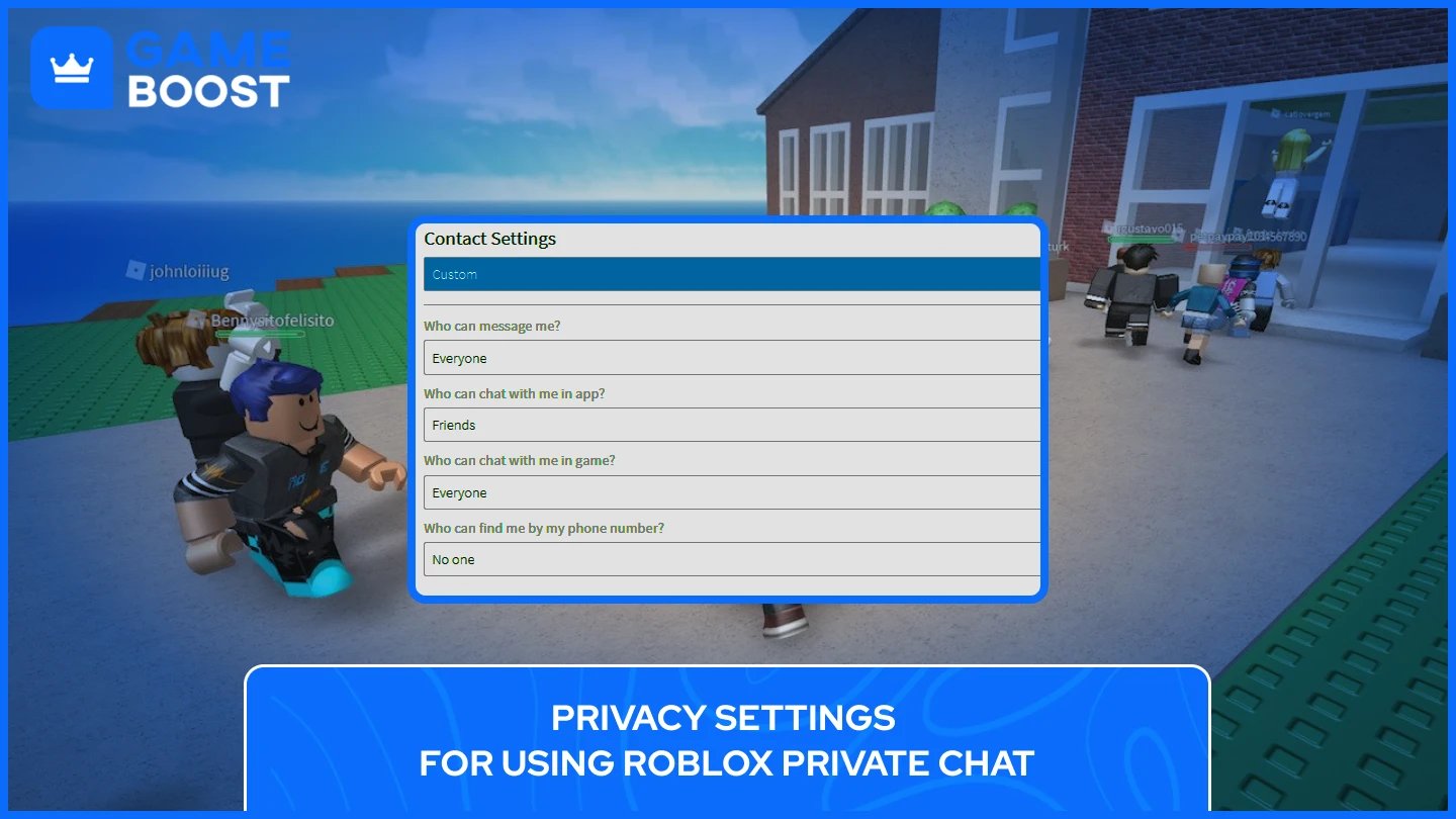paramètres de confidentialité roblox