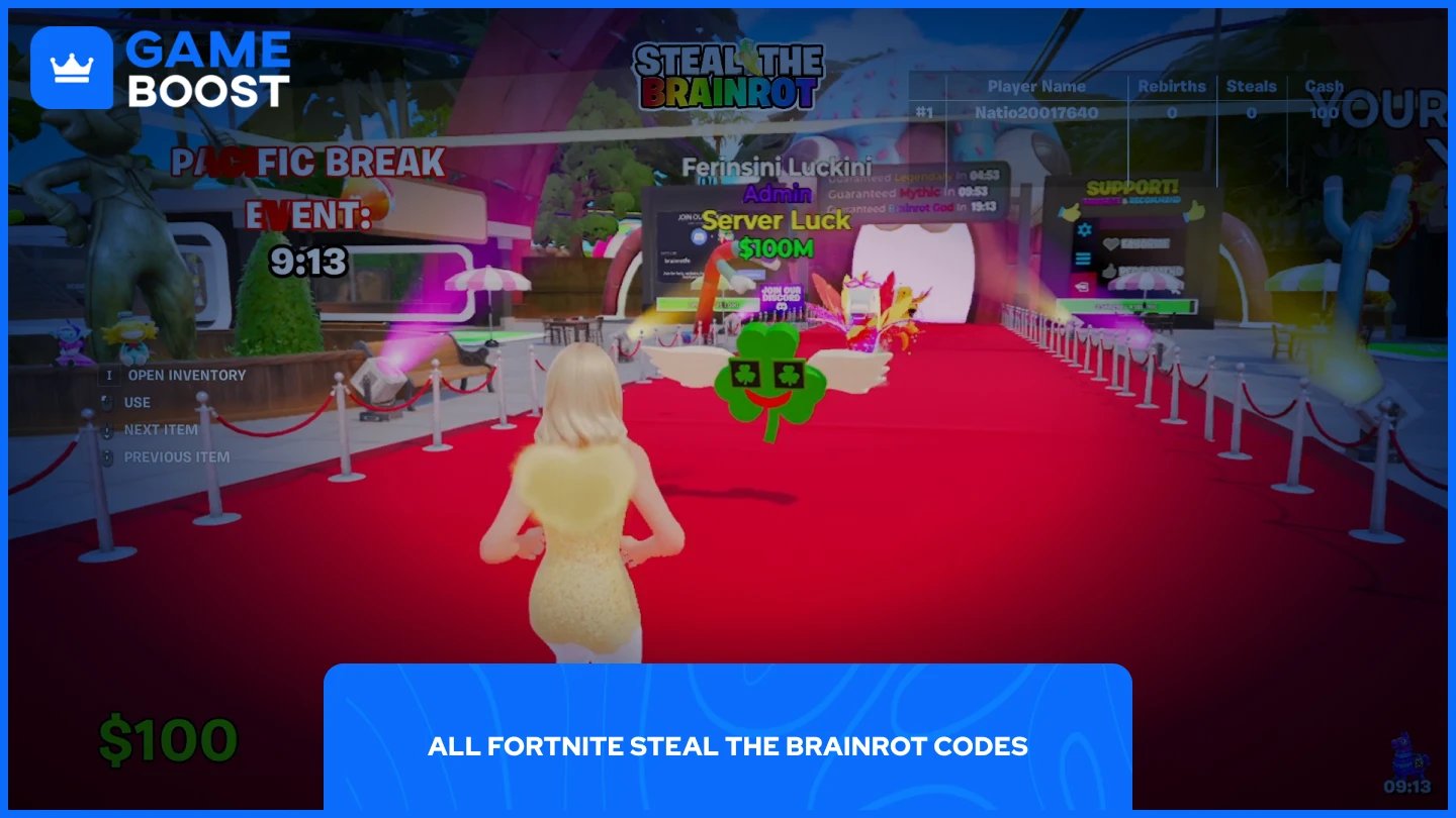 a picture of Ferisini Luckini in fortnite steal the brainrot