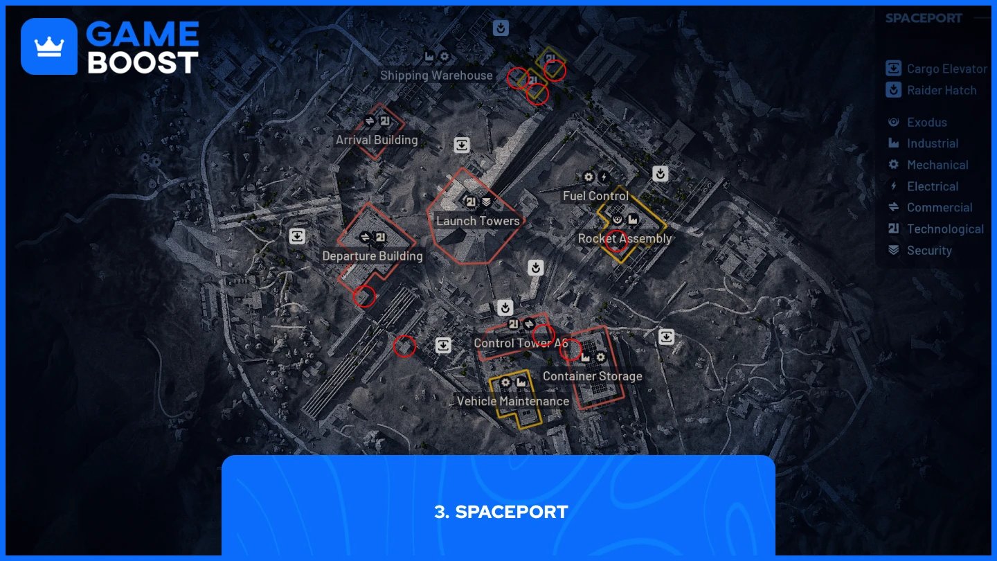 ภาพของตำแหน่ง Sentinel Arc ใน Spaceport