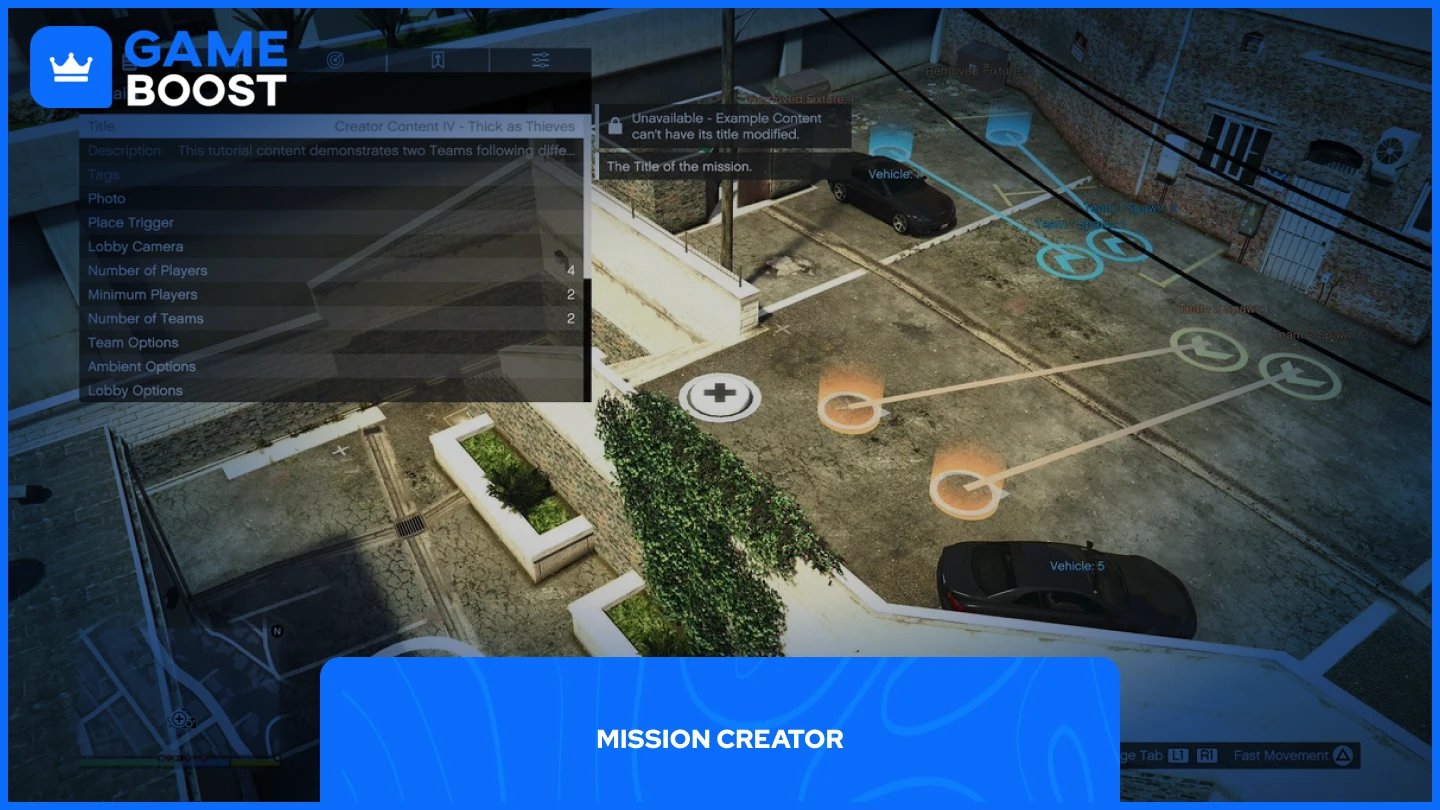 GTAオンラインの新しいミッションクリエイターの画像