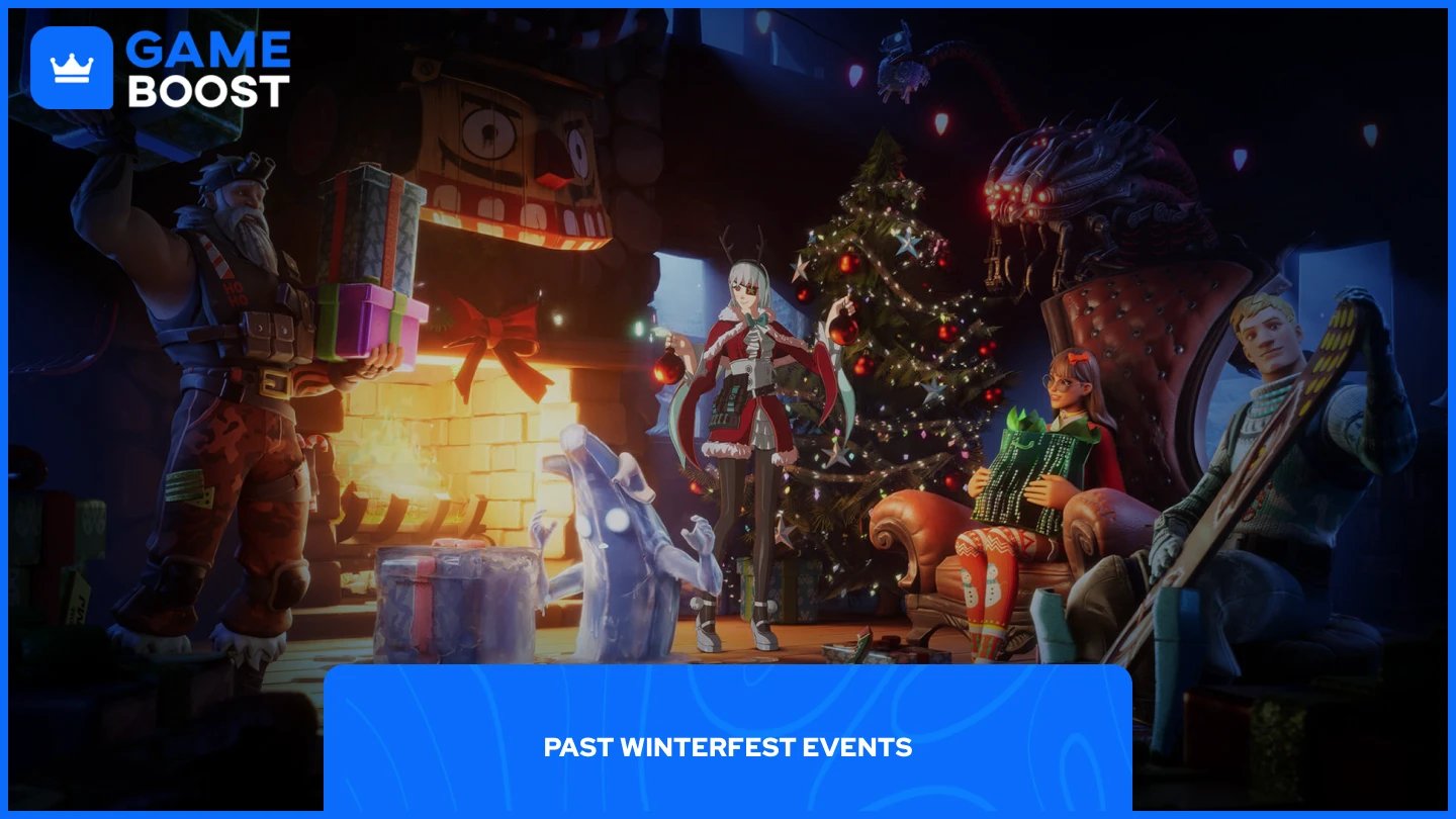 ภาพของงาน Winterfest ใน Fortnite