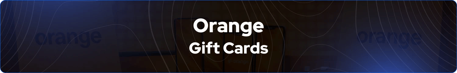 Orange Gavekort banner