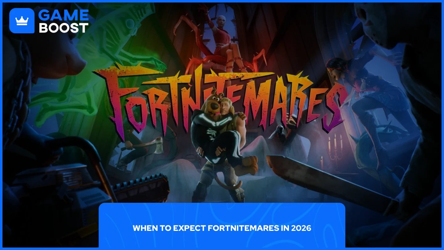 uma imagem da arte de splash do fortnitemares 2025