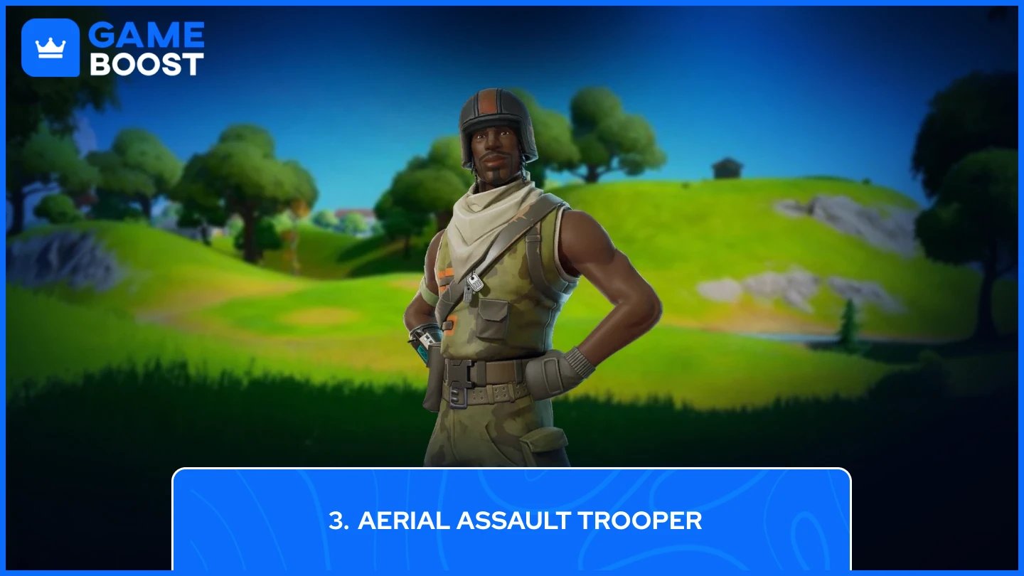 aerial assault trooper skin from fortnite
