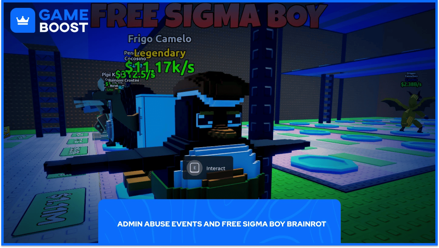 หลบหนีสึนามิสำหรับ sigma boy ของ brainrots